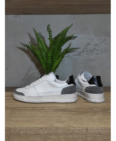 M2V Art. DB81 Vitello Bianco e Camoscio Grigio para bianco
